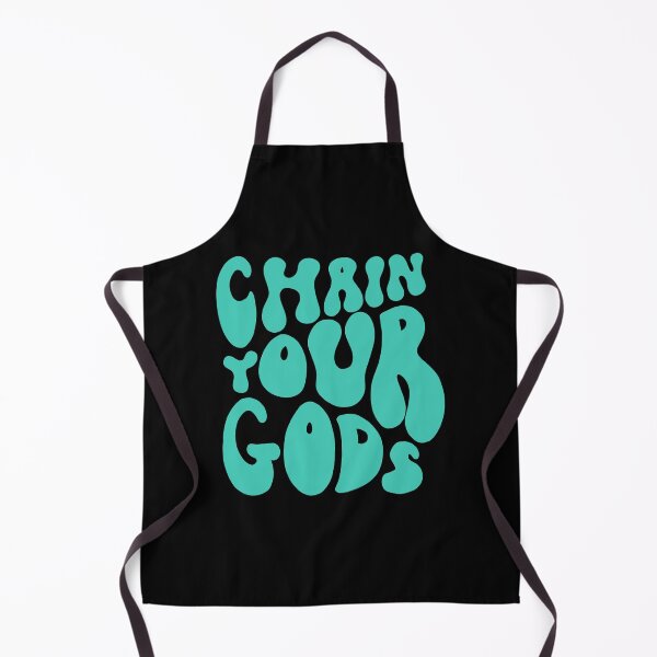 Item preview, Chain Your Gods Turquoise 70s Lettering designed and sold by WPahat.