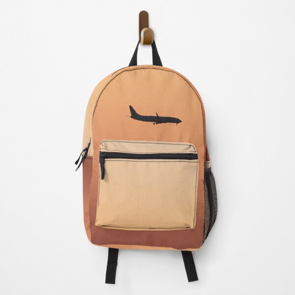 Item preview, Airplane Silhouette over Pale Orange Sunset designed and sold by marta-maria.