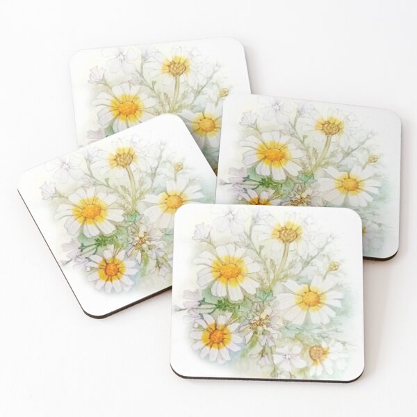 Item preview, Moon Daisy watercolour designed and sold by OurShop.