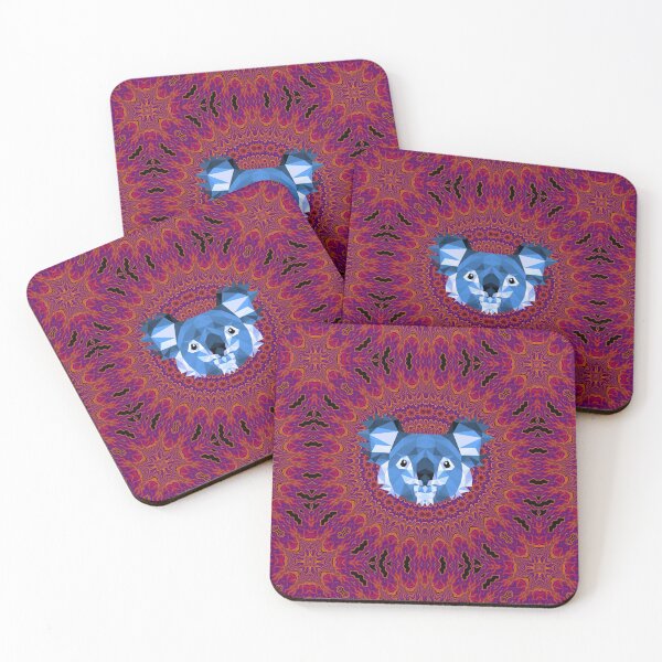 Item preview, Geometric Koala Bear - Magic Carpet Ride Blue designed and sold by NoMatterLab.