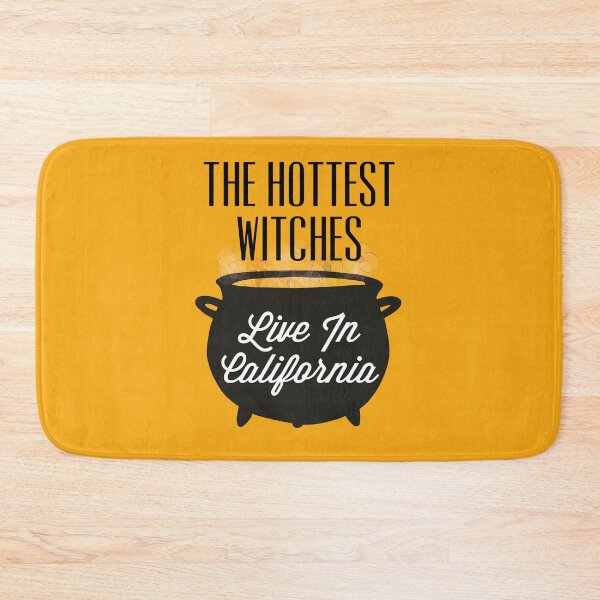 Item preview, The Hottest Witches Live in California Halloween Quote designed and sold by AMSonArt.