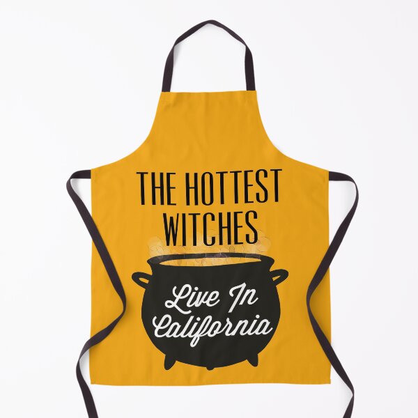 Item preview, The Hottest Witches Live in California Halloween Quote designed and sold by AMSonArt.