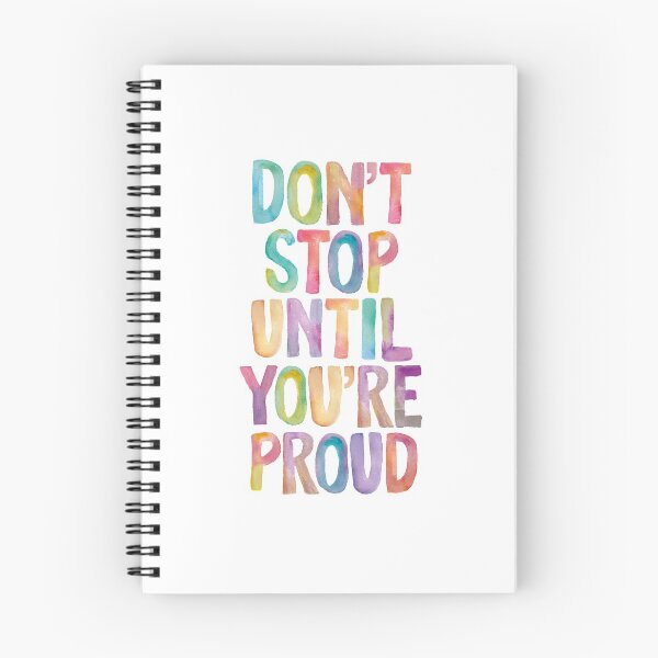 Item preview, Don't Stop Until You're Proud designed and sold by MotivatedType.