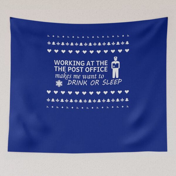 Item preview, Post Office Mailman Postal Worker Funny Christmas Mail Carrier Parcels designed and sold by TopTeeShop.