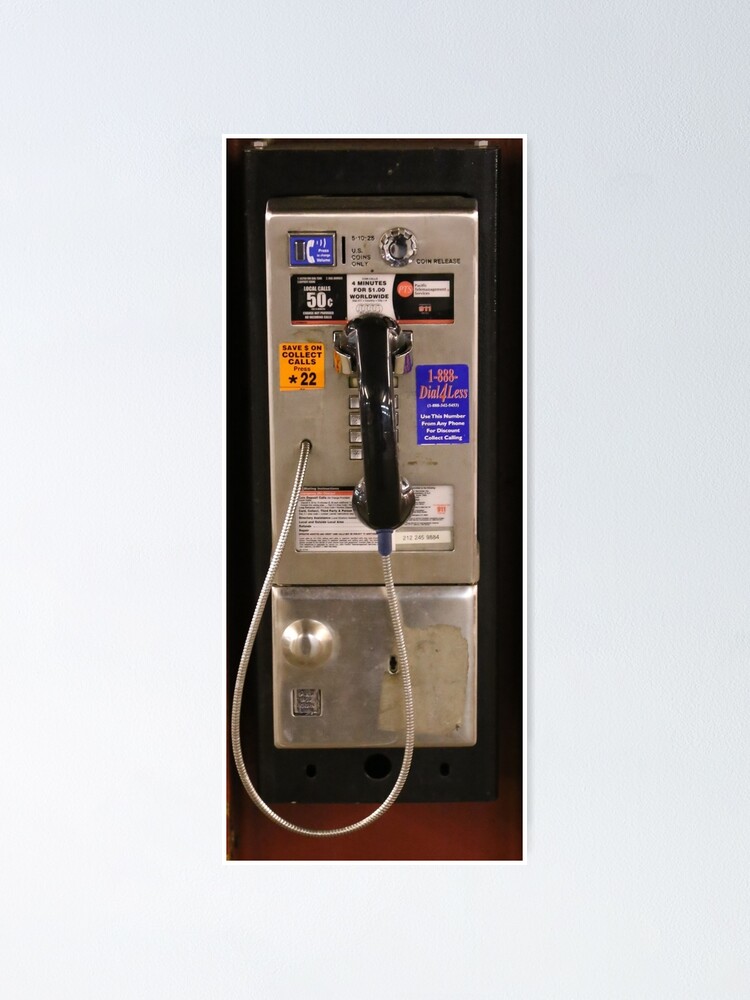 Thumbnail 1 of 3, Poster, NYC Public Telephone Payphone designed and sold by stine1.