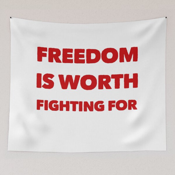 Item preview, Freedom is worth fighting for  designed and sold by Md1982.