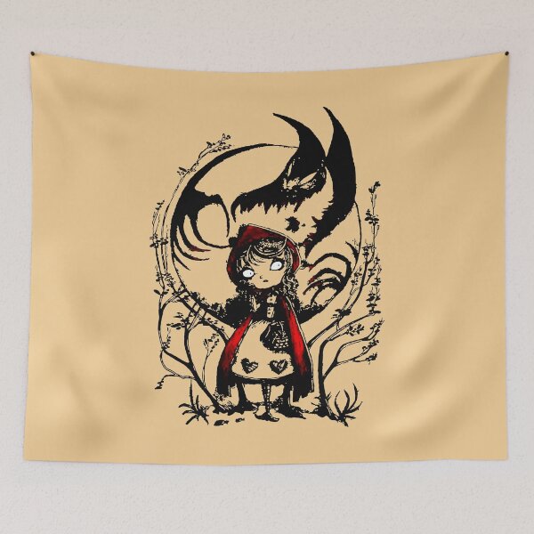 Item preview, Red Riding Hood In The Woods designed and sold by ShadesArt.