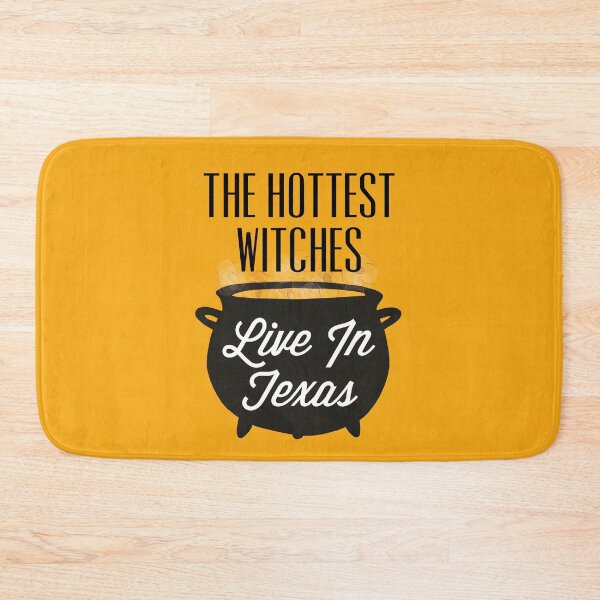 Item preview, The Hottest Witches Live in Texas Halloween Quote designed and sold by AMSonArt.