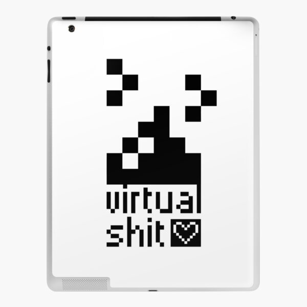 we ♥ virtual s*hit (white) - tablet cases iPad Skin