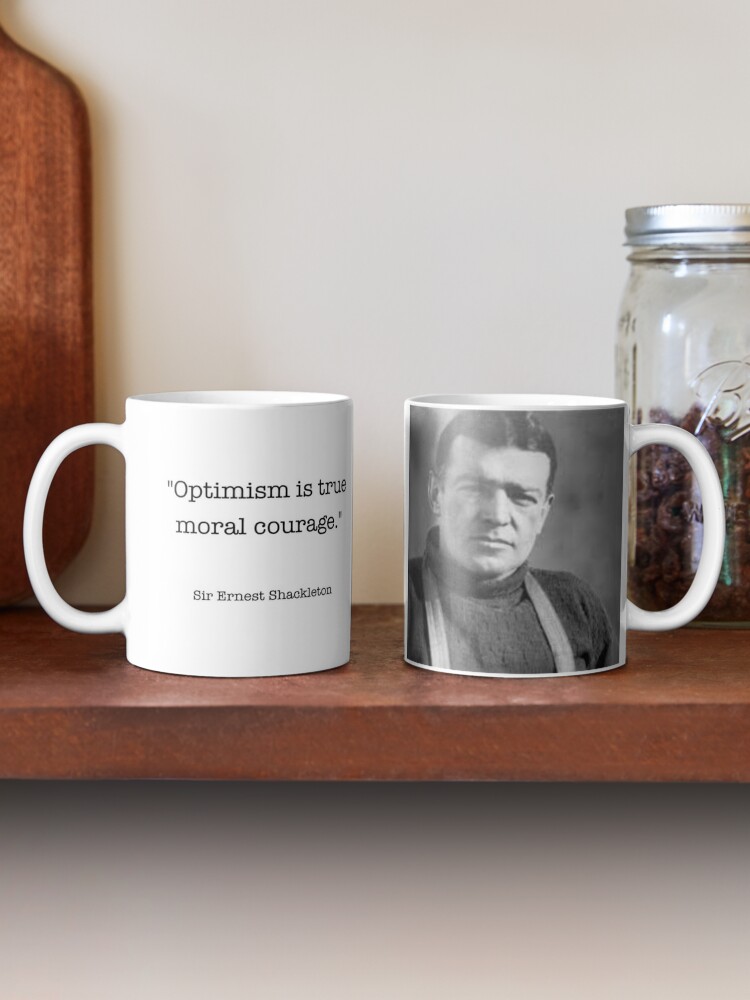 Ernest Shackleton Travel Mug men Wanted Ad 