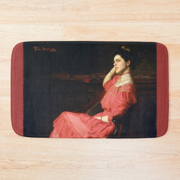 Item preview, A ROSE - Thomas Anshutz - Woman in Pink Dress designed and sold by a-little-ink.
