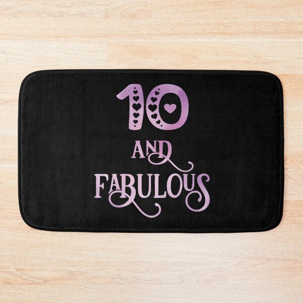 Item preview, Girls 10 Years Old And Fabulous Girl 10th Birthday product designed and sold by Grabitees.