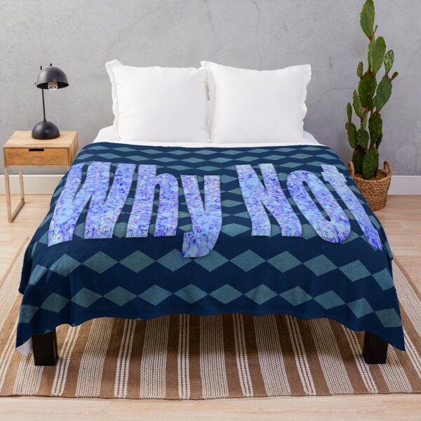 Item preview, Try me, why not blue text  designed and sold by gloriaC CREATE.