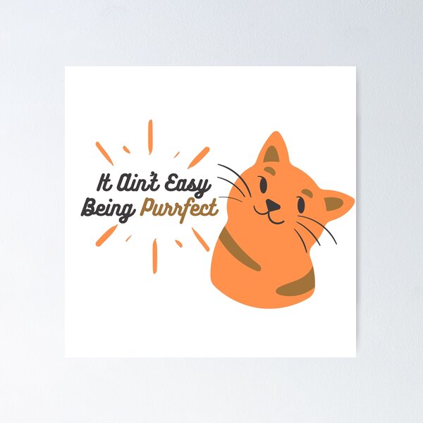 Item preview, Purrfect Cat designed and sold by HappyPetShirts.