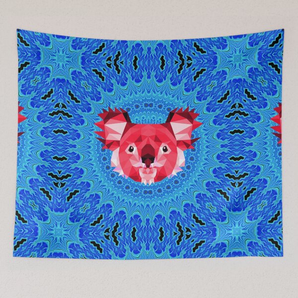Item preview, Geometric Koala Bear - Red to Blue Dream designed and sold by NoMatterLab.