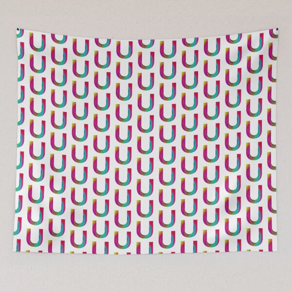 Item preview, Psychedelic Letter U designed and sold by crgart.