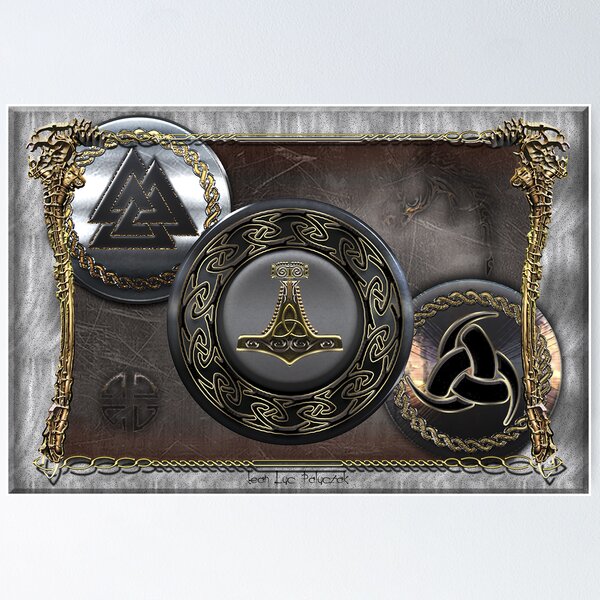 Item preview, Vikings Shields  designed and sold by Bluesax.