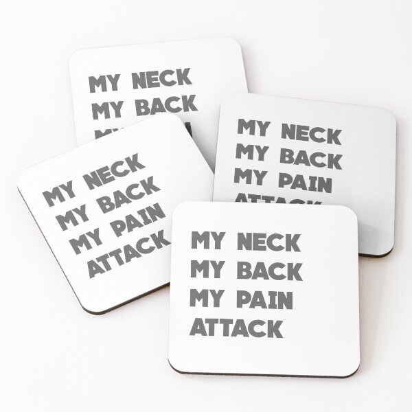 Item preview, My neck my back my pain attack designed and sold by djal-lk.