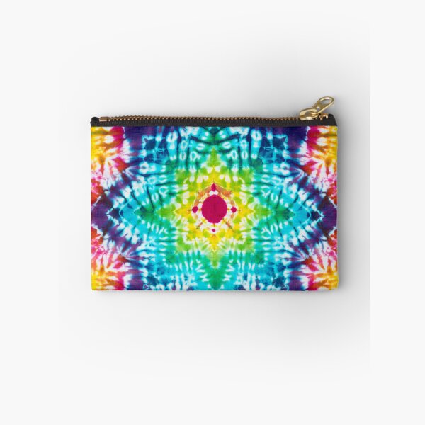Item preview, Striking Aqua, Green and Red Star Shape Tie Dye Print designed and sold by cgroenewald.