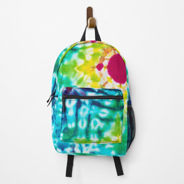 Item preview, Striking Aqua, Green and Red Star Shape Tie Dye Print designed and sold by cgroenewald.