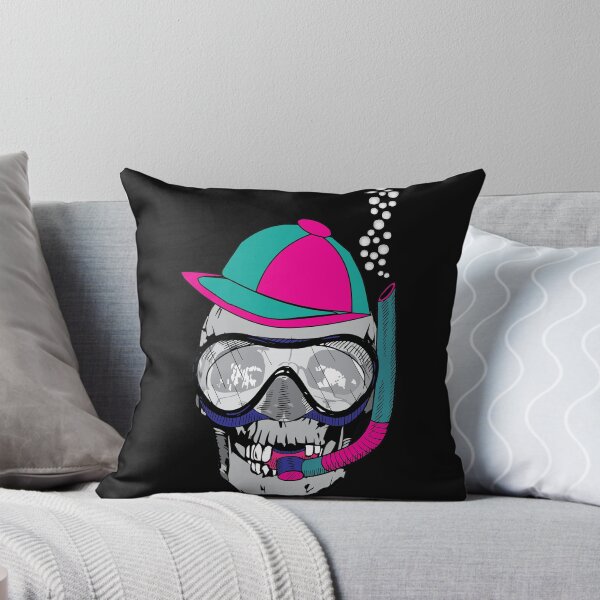 Item preview, Skull skull with snorkel and mask designed and sold by tarek25.