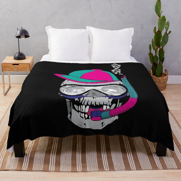 Item preview, Skull skull with snorkel and mask designed and sold by tarek25.