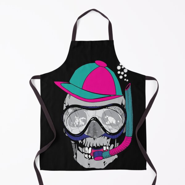 Item preview, Skull skull with snorkel and mask designed and sold by tarek25.