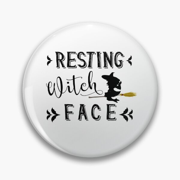 Item preview, Resting Witch Face designed and sold by mymysterycloset.