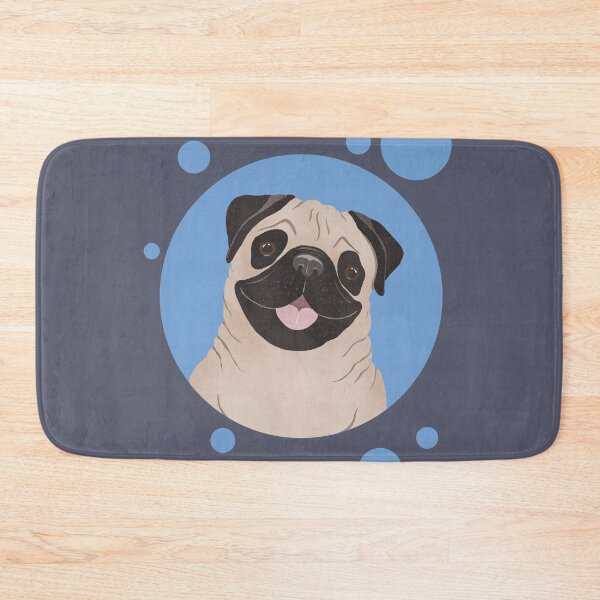 Item preview, Pug portrait designed and sold by LeahIngledew.