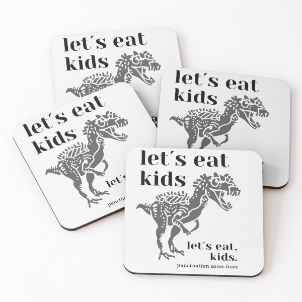 Item preview, Let's Eat Kids Punctuation Saves Lives. Funny Grammar Punctuation designed and sold by joanaoberg.