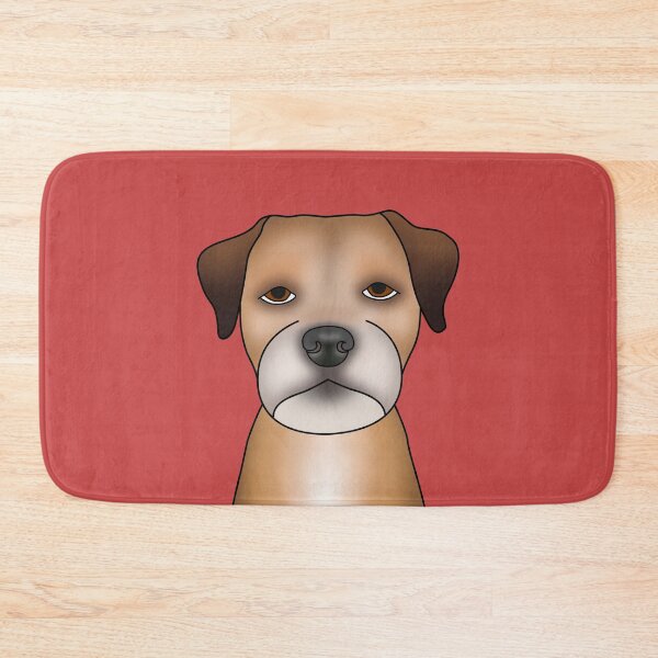 Item preview, Border Terrier Dog - Portrait - Face - Red designed and sold by JadeMadeThis.