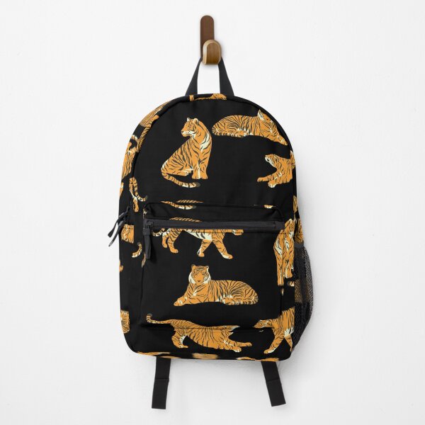 Item preview, Tiger pattern on black designed and sold by VioletStudio.