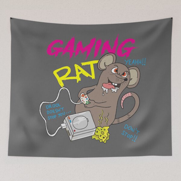 Item preview, Gaming Rat _ Gamer designed and sold by blockshop.