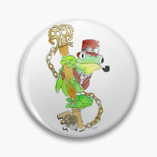 Item preview, Steampunk Clothed Watercolour Frog designed and sold by MenagerieMayhem.