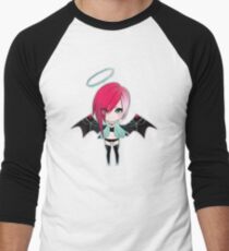 Punk Girl Collection: Strawberry Demon Baseballshirt für Männer