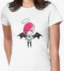 Punk Girl Collection: Strawberry Demon Tailliertes T-Shirt für Frauen
