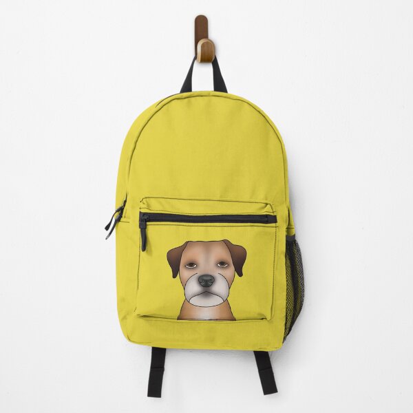Item preview, Border Terrier Dog - Portrait - Face - Yellow designed and sold by JadeMadeThis.
