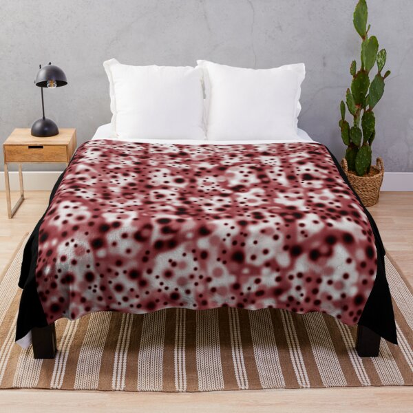 Item preview, red and black abstract watercolor pattern designed and sold by NikaAstra.
