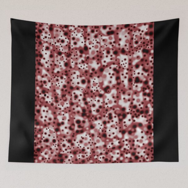 Item preview, red and black abstract watercolor pattern designed and sold by NikaAstra.