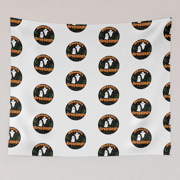 Item preview, Ghostly Greetings Halloween designed and sold by Madhattermegs.