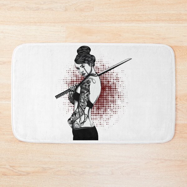 Item preview, Women With Tattoo And Katana designed and sold by JTS STORE.