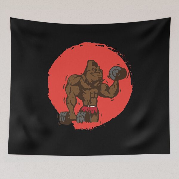 Item preview, Gorilla training with dumbbells designed and sold by tarek25.