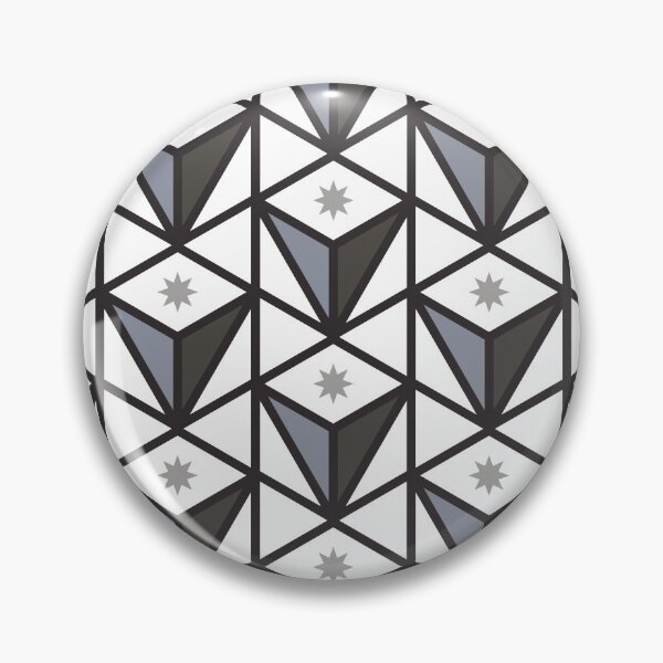 Item preview, Reverse Pyramid Star Pattern – Gray designed and sold by RoguePatterns.