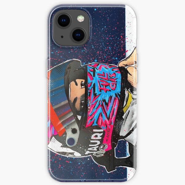 Pierre Gasly, Full Gas - F1 graffiti painting by DRAutoArt iPhone Soft Case