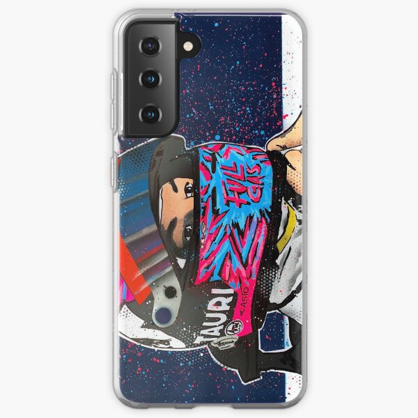 Pierre Gasly, Full Gas - F1 graffiti painting by DRAutoArt Samsung Galaxy Soft Case