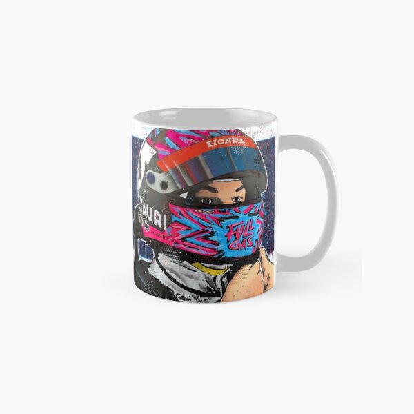 Pierre Gasly, Full Gas - F1 graffiti painting by DRAutoArt Classic Mug