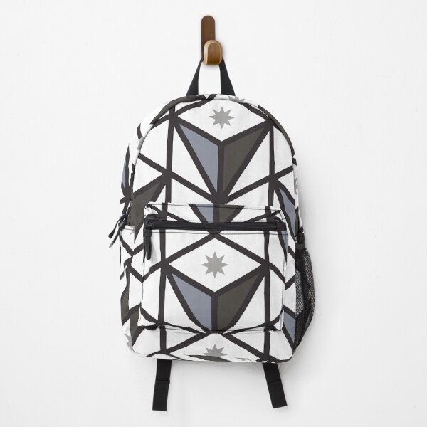 Item preview, Reverse Pyramid Star Pattern – Gray designed and sold by RoguePatterns.