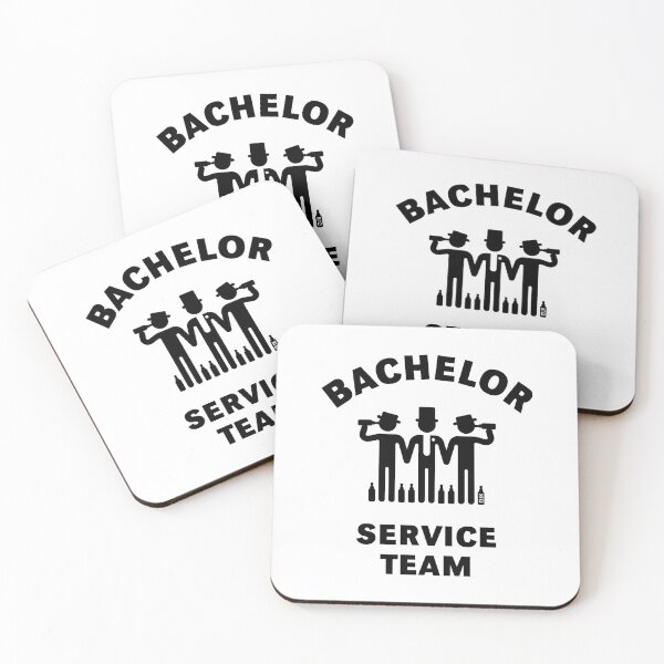 Item preview, Bachelor Service Team (Groom / Stag Party / Wedding / Black) designed and sold by MrFaulbaum.