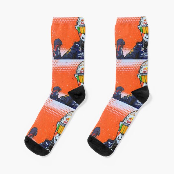 Max Verstappen 2020 - F1 graffiti painting by DRAutoArt Socks