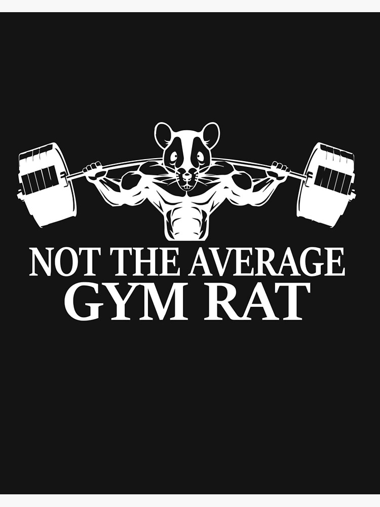 GYM RAT, WORKOUT :) | Art Board Print